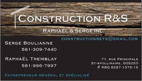 Construction Raphael & Serge inc